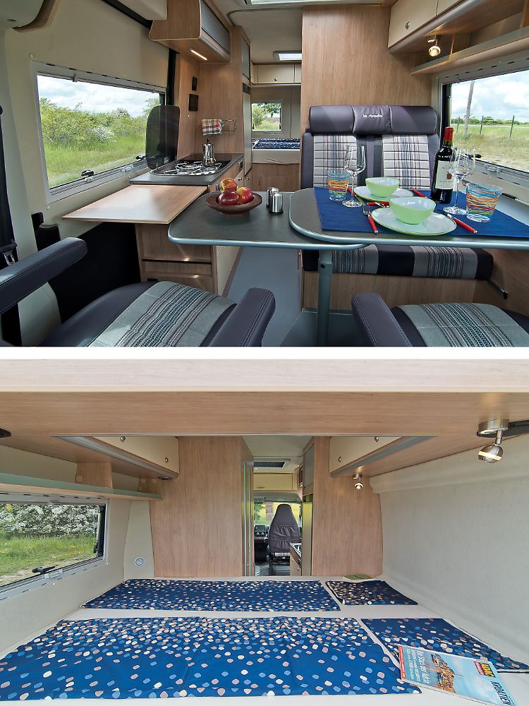 Ein vollwertiges Doppelbett und eine neue Küche sollen das Reisen im Avanti-L noch angenehmer machen.