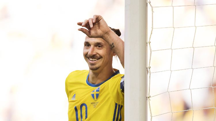 "Eine WM ohne mich, die ist es nicht wert, dass man sie sich anguckt": Zlatan Ibrahomovic. Bei der EM nun sind er und seine Schweden dabei.