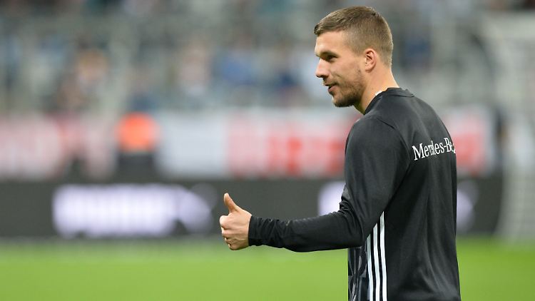 Lukas Podolski hat Grund, zu feiern: Seine Tochter Maya ist geboren!