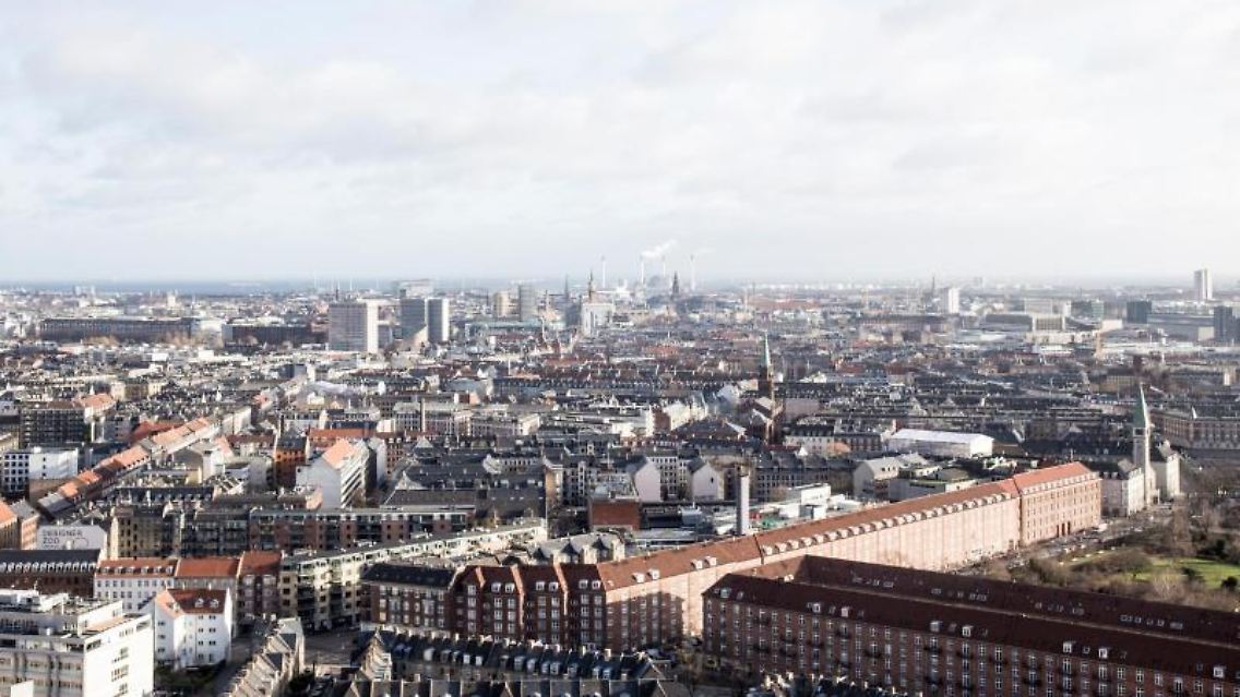Blick auf Kopenhagen.