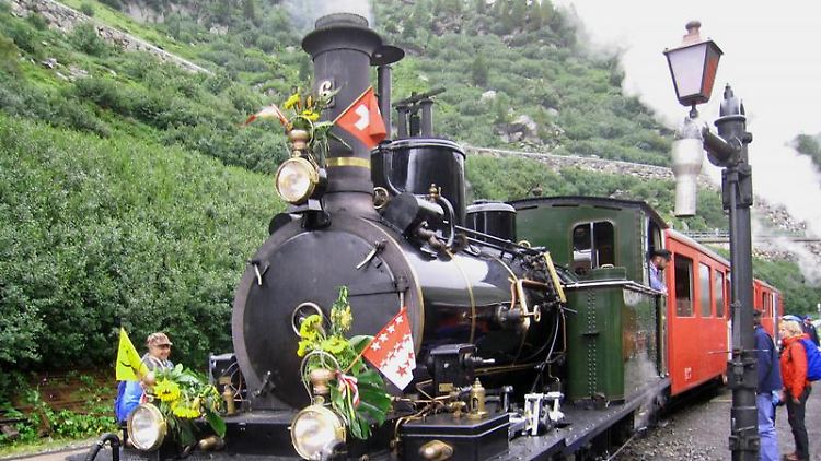 Neuer Dampf aus alten Kesseln: Die Furka-Bahn fährt wieder.