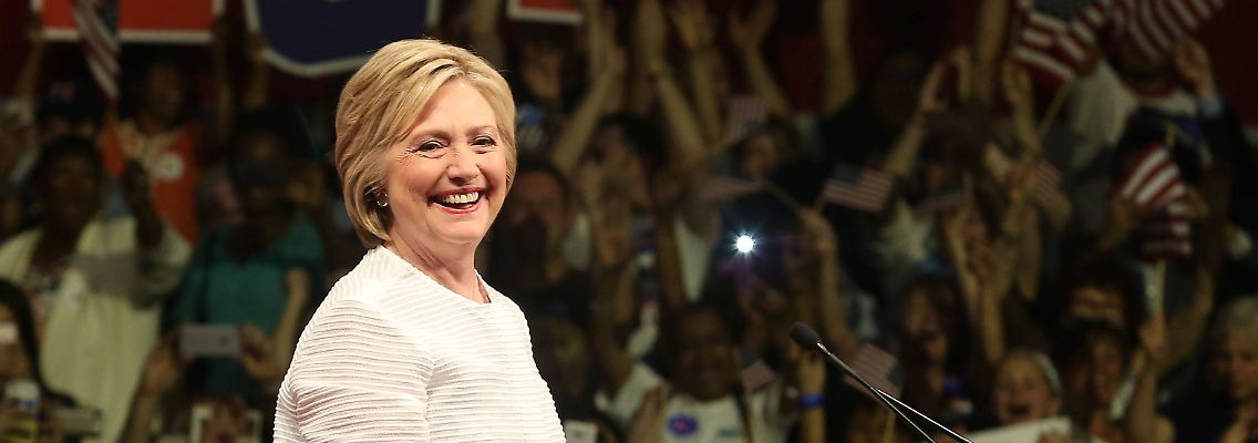 Hillary Clinton ist die Gewinnerin des Tages.