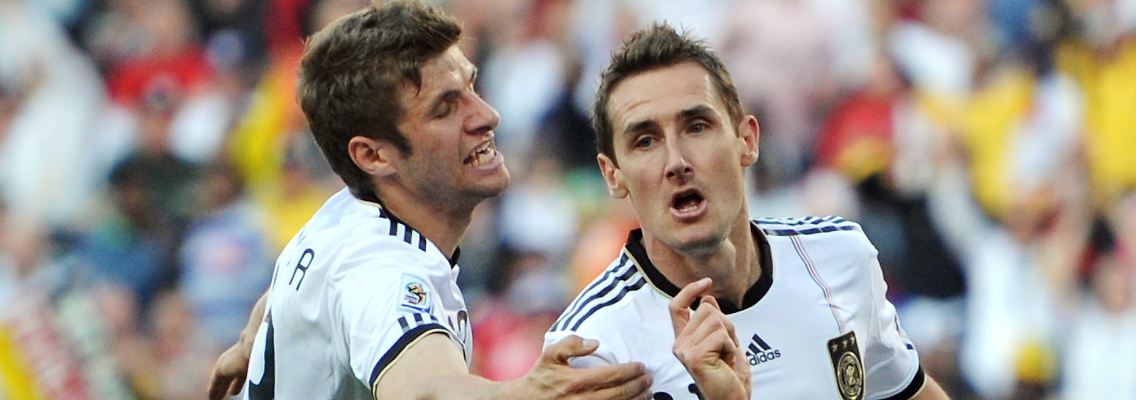 In der Verlosung: Thomas Müller und Miroslav Klose.