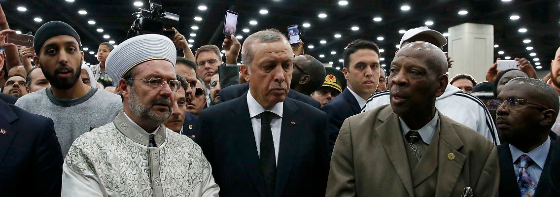 Erdogan bei der Zeremonie in Louisville, Kentucky.