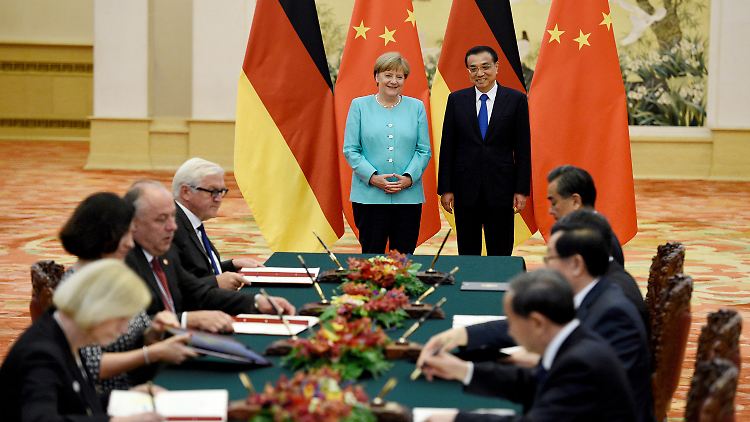 In Peking wurden eine ganze Reihe von Wirtschaftsvereinbarungen getroffen.
