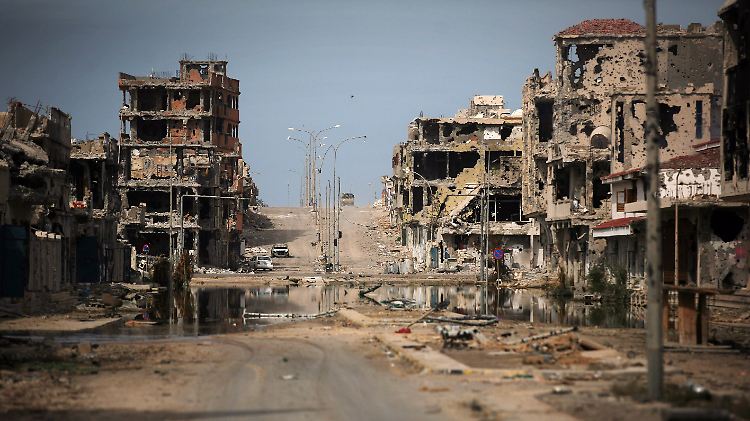 Sirte gleicht in weiten Teilen einer Trümmerlandschaft.