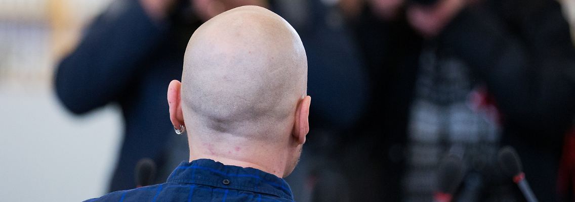Der Angeklagte vor Gericht