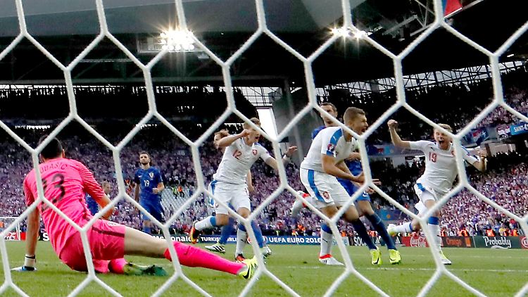 In der Nachspielzeit kam Tschechien per Elfmeter noch zum 2:2-Ausgleich.