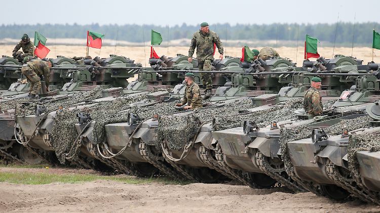 Nato-Manöver im Osten: "Wir sind gut beraten, keine Vorwände für eine neue, alte Konfrontation frei Haus zu liefern," sagt Steinmeier "Bild am Sonntag".