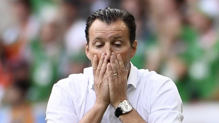 Das "Kampfschwein" gibt auf: Belgien  trennt sich nach der EM-Pleite von Trainer Marc Wilmots. 