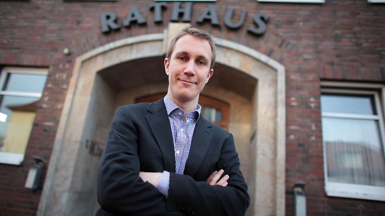 Der 34-jährige David Zimmermann gründete schon als Schüler seine Partei Peto und gilt als jüngster Bürgermeister Deutschlands. 