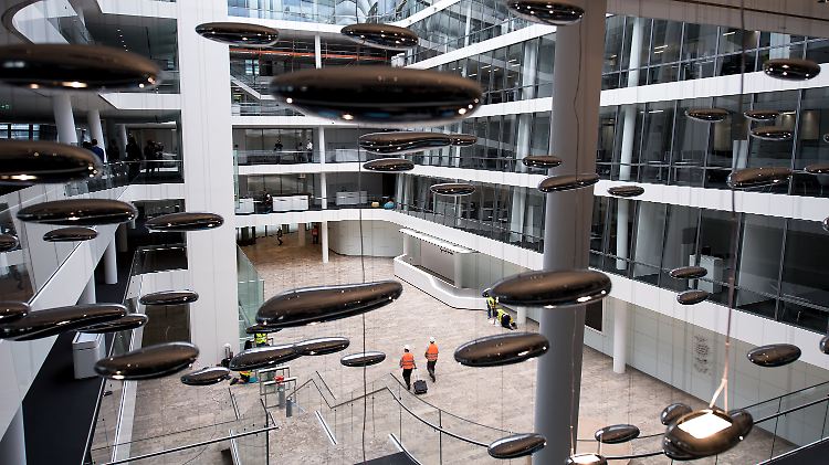 In der neuen Konzernzentrale von Siemens in München.