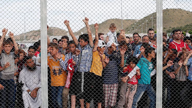 Flüchtlingskinder im türkischen Lager in Nizip.