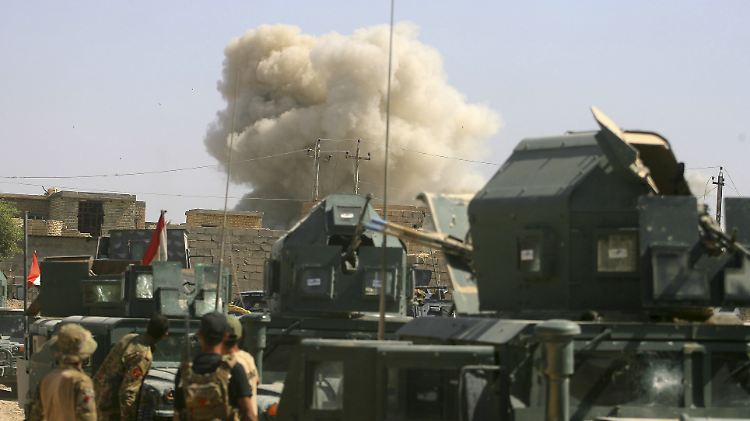Noch immer kämpft die irakische Armee mit Unterstützung der USA gegen den Islamischen Staat in Falludscha. 