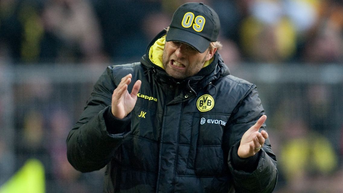 Auf geht's: Dortmunds Trainer Jürgen Klopp.