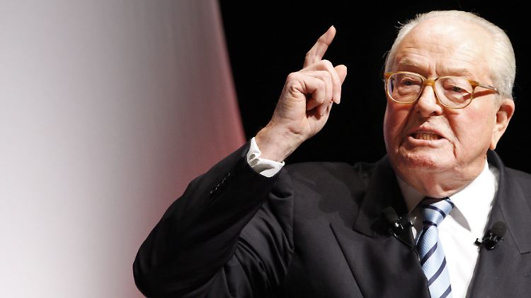 Die EU-Ermittler sind ihm auf den Fersen: Jean-Marie Le Pen