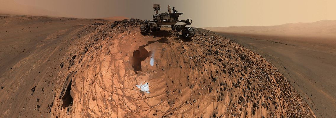 Ein bisschen erinnert Rover "Curiosity" an Roboter "WALL-E" aus dem gleichnamigen Disneyfilm.