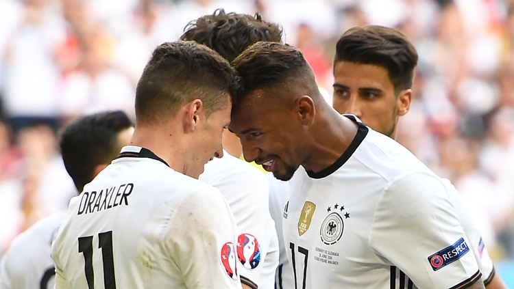 Hatten heute beide etwas zu feiern: Julian Draxler und Jérôme Boateng