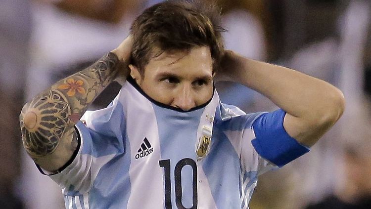 Gefrustet: Messi nach dem verlorenen Finale der Copa America.