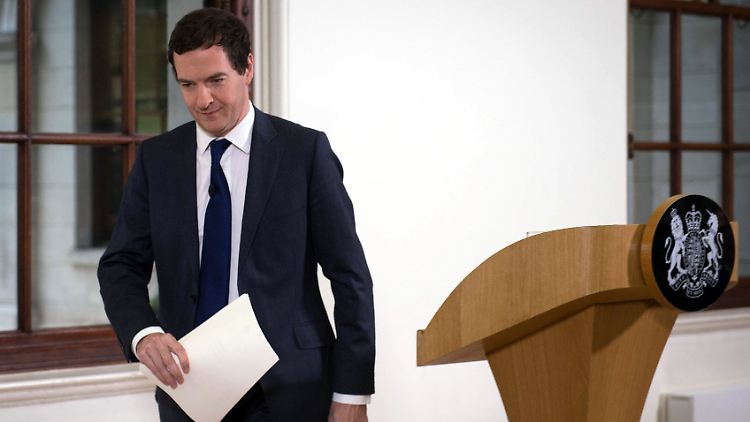 George Osborne muss neue Etatpläne vorlegen. 