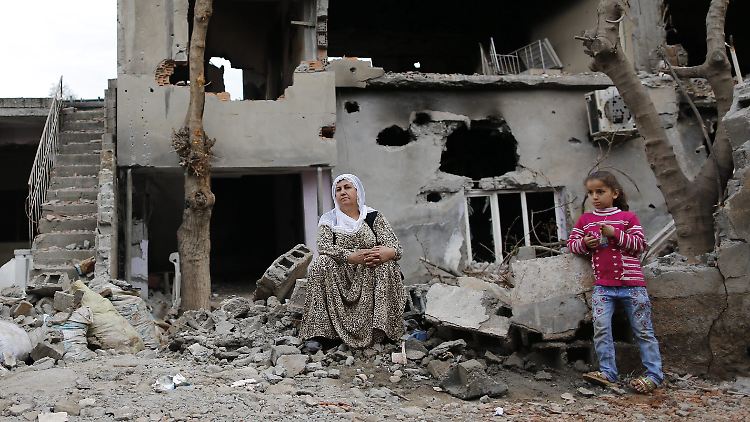 In der Stadt Cizre kam es zu schweren Gefechten zwischen türkischen Sicherheitskräften und militanten Kurden. 