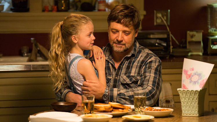 Kylie Rogers als Kate und Russell Crowe als Jake - Vater und Tochter wie im Buche. 