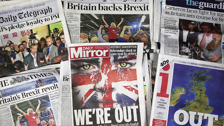 The day after: britische Zeitungen am 24. Juni.