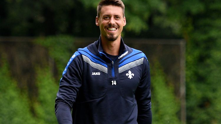 Beim gestrigen Training des SV Darmstadt 98 war Sandro Wagner noch dabei.