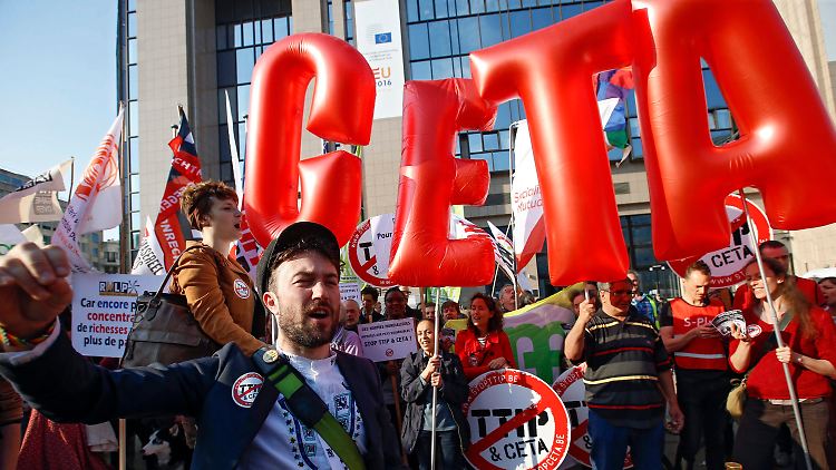 Viele Bürger misstrauen Ceta.