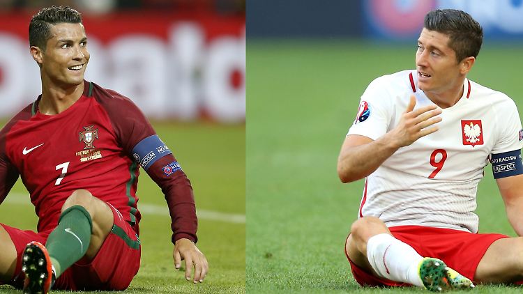 Ronaldo gegen Lewandowski: Nur einer kann gewinnen.
