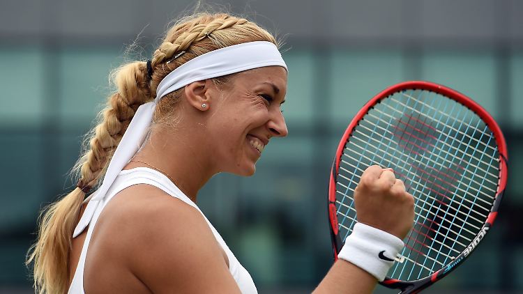 Sabine Lisicki präsentierte sich durchsetzungsstark.