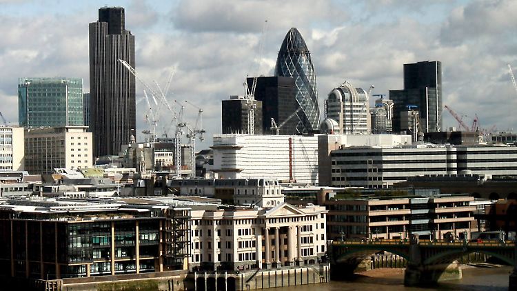 In Londons Bankenviertel könnten bald Büros frei werden. 
