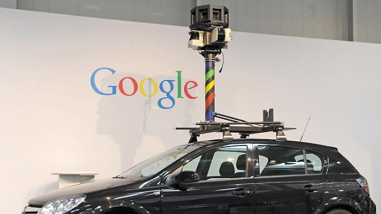 Ein Kamerawagen von Google.
