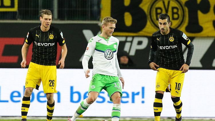 Henrikh Mkhitaryan (r.) geht, André Schürrle soll kommen.