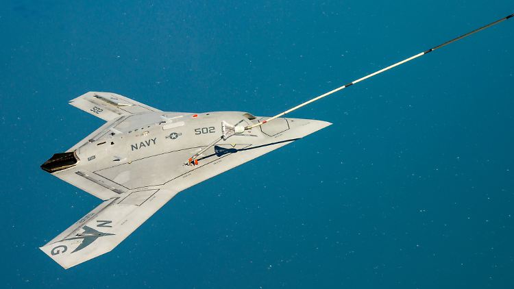 Die X-47B gehört zur neuen Generation der US-Drohnen.