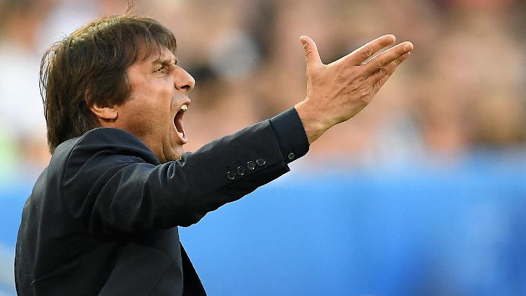 Trainer-Vulkan Antonio Conte: Bei der Suqadra Azzurra ist vorerst Schluss. Jetzt wartet der FC Chelsea.