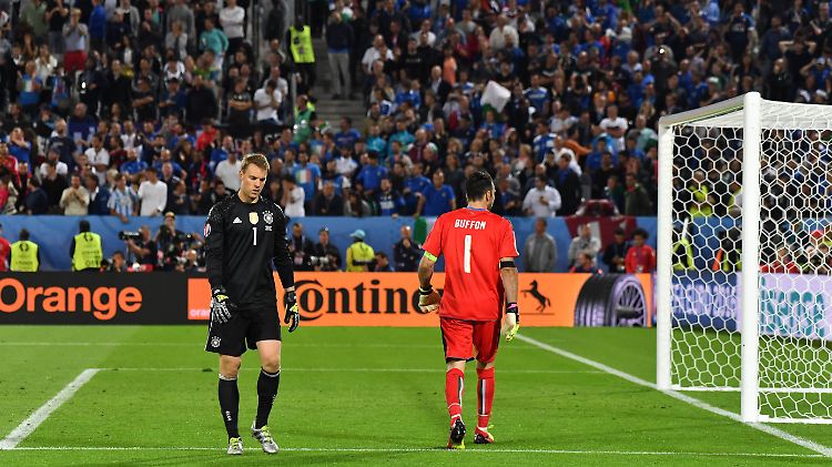 Tauschten häufig die Plätze - Manuel Neuer (l.) und Gianluigi Buffon.