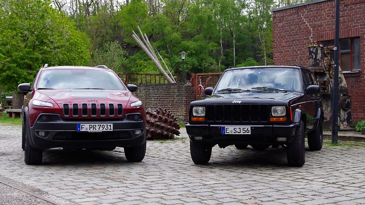 Zwei Mal Jeep Cherokee: Baujahr 1984 und Baujahr 2016 