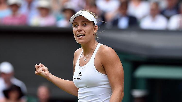 Angelique Kerber hat zum zweiten Mal in ihrer Karriere das Halbfinale von Wimbledon erreicht.