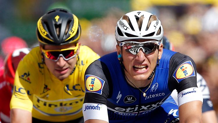 Marcel Kittel (r.) hat eine klare Meinung zu medizinischen Ausnahmegenehmigungen (TUE) im Spitzensport. Er lehnt sie ab.