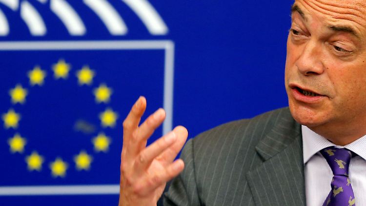Nigel Farage will EU-Abgeordneter bleiben.