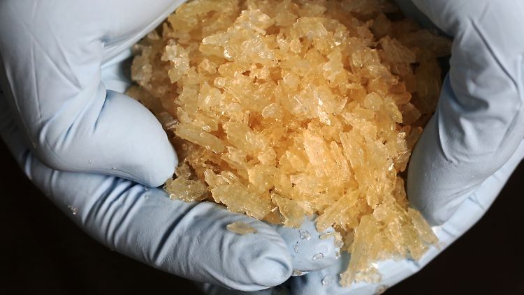 Meist wird Crystal geschnupft.