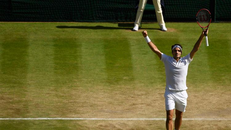 Und der Sieger ist: Roger Federer. In einem kleinen Tennisdrama rang er den Kroaten Marin Cilic in fünf Sätzen nieder.