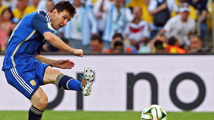 Also an der Farbe wird es nicht scheitern: Blau steht Messi.