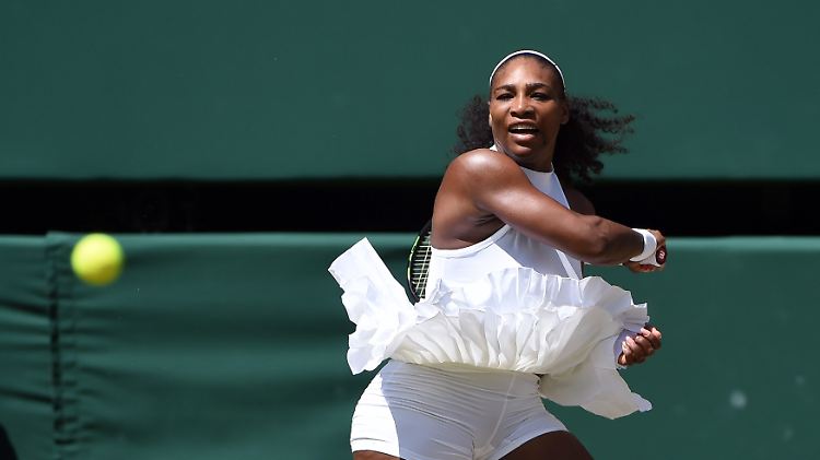 Knappes Lehr-Stündchen mit Serena: Williams zieht mühelos ins Wimbledon-Finale ein.