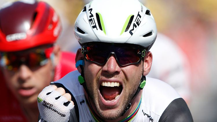 Freude pur bei Mark Cavendish.