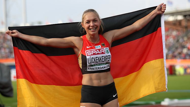 Gina Lückenkemper holte die erste deutsche 200-Meter-Medaille seit 1998.