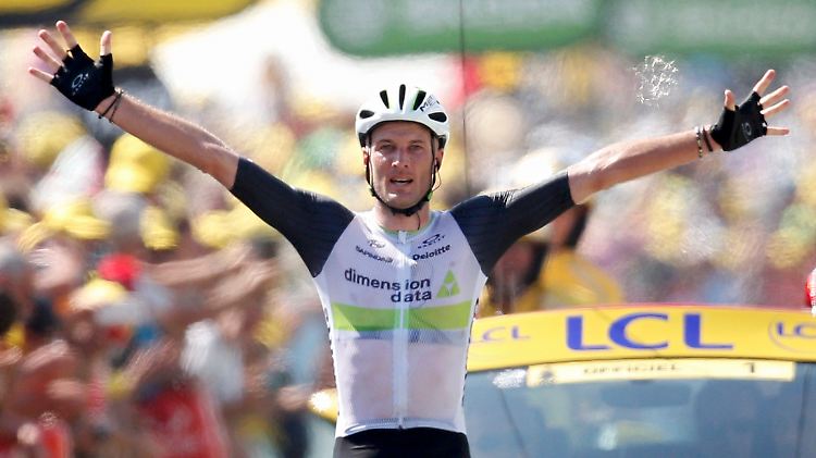 Stephen Cummings kommt weit vor der Konkurrenz ins Ziel.