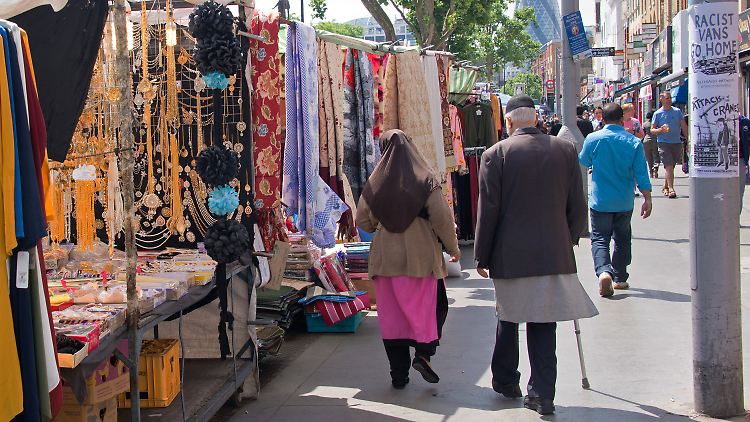 In Whitechapel sind über 40 Prozent der Bewohner Muslime.