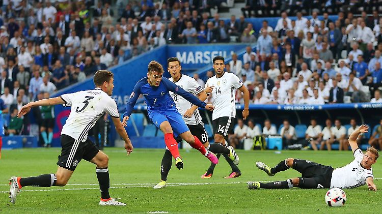 Antoine Griezmann erzielt das zweite Tor gegen die DFB-Elf - und besiegt den Fluch für Frankreich.
